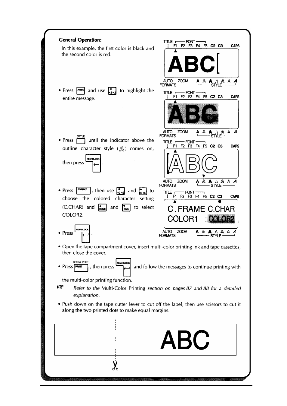 Brother 580C User Manual | Page 108 / 188