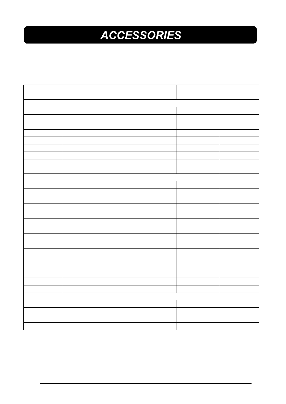 Accessories | Brother 580C User Manual | Page 136 / 188