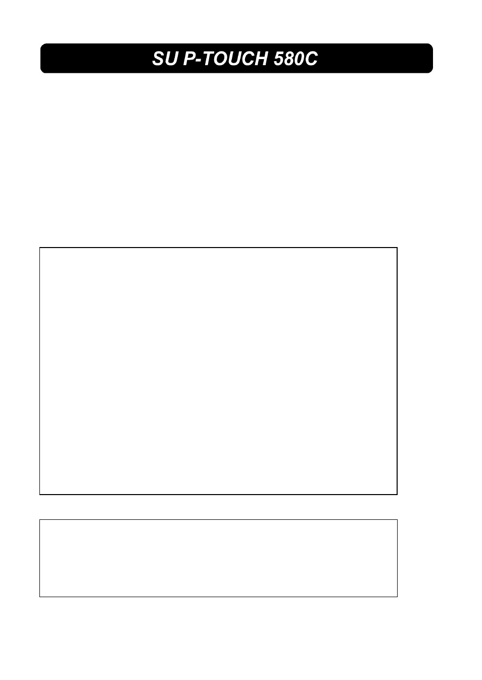Su p-touch 580c | Brother 580C User Manual | Page 141 / 188