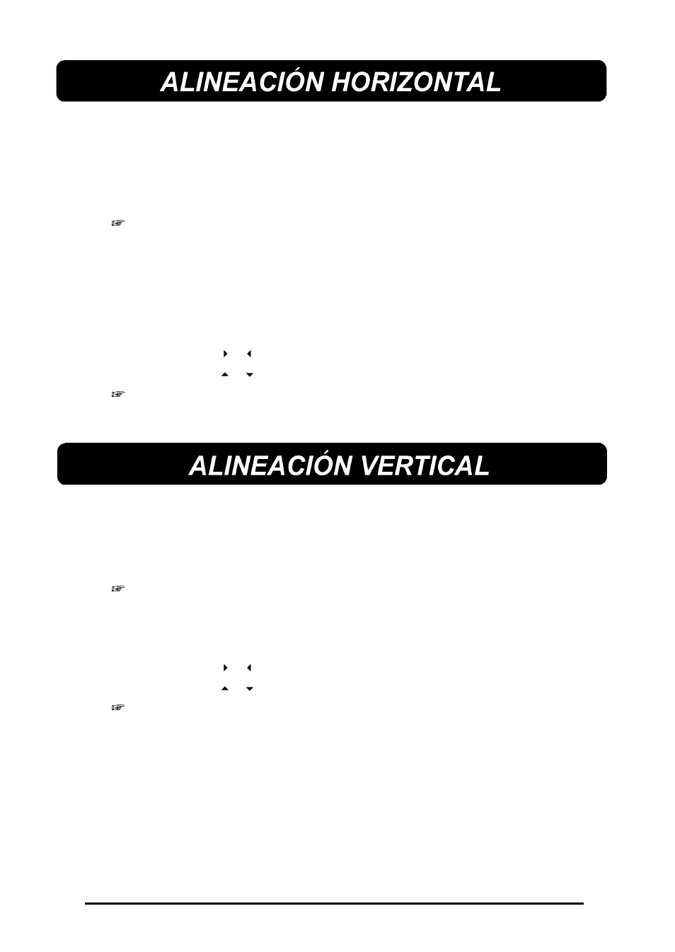 Alineacion horizontal, Alineacion vertical | Brother 580C User Manual | Page 166 / 188