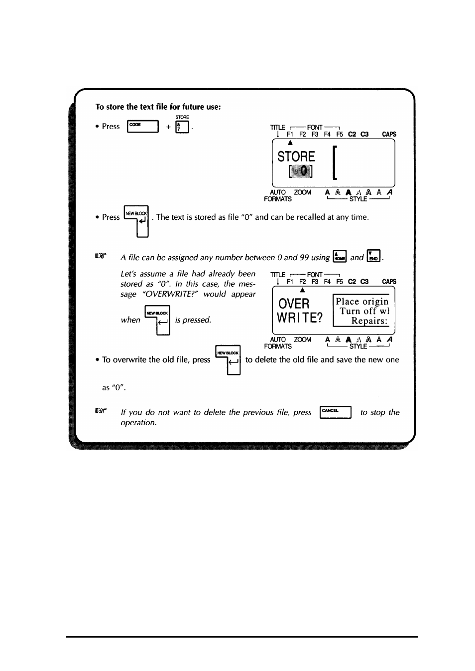 Brother 580C User Manual | Page 34 / 188
