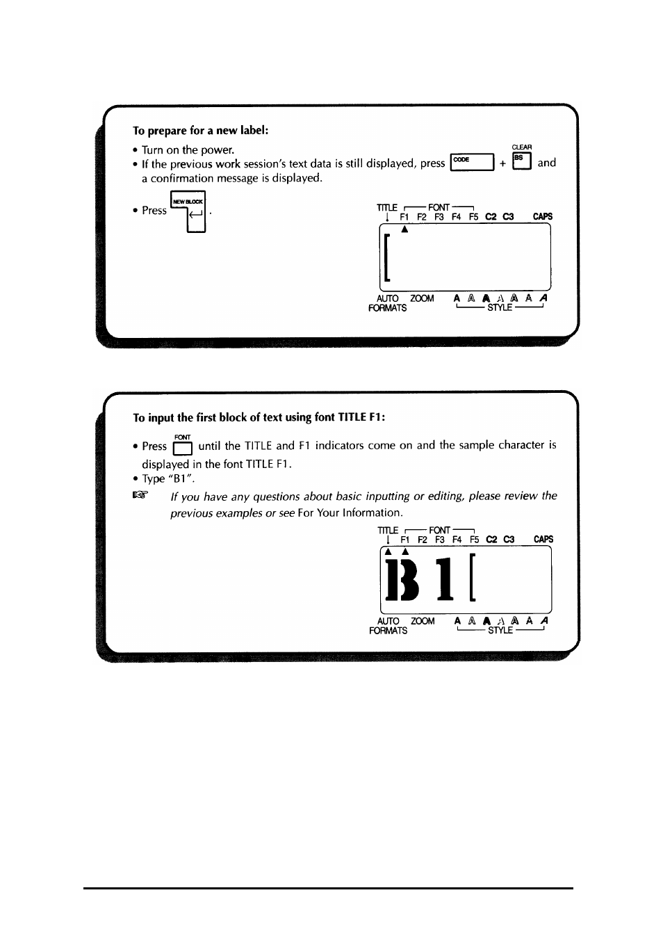 Brother 580C User Manual | Page 43 / 188