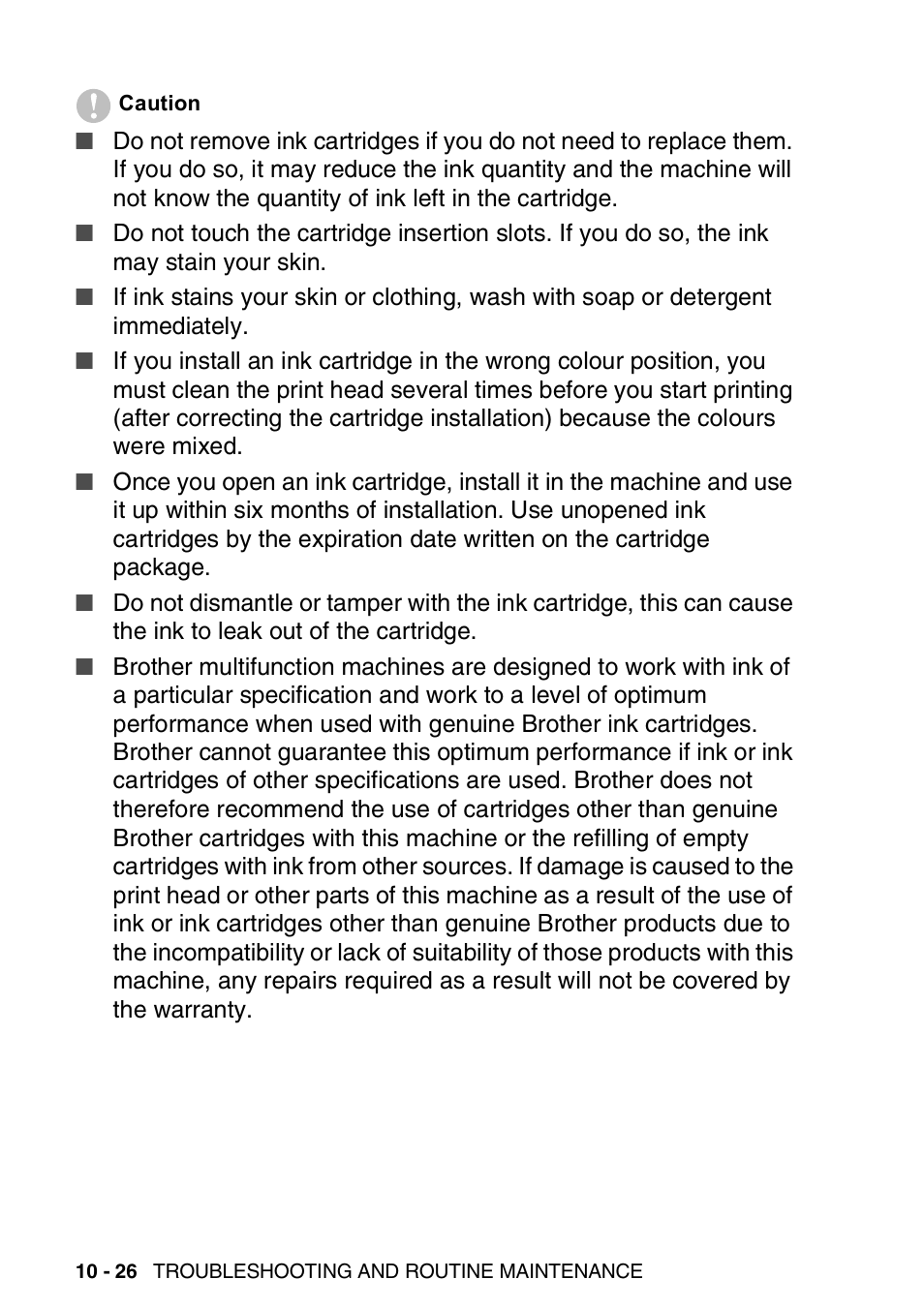 Brother 1840C User Manual | Page 139 / 192