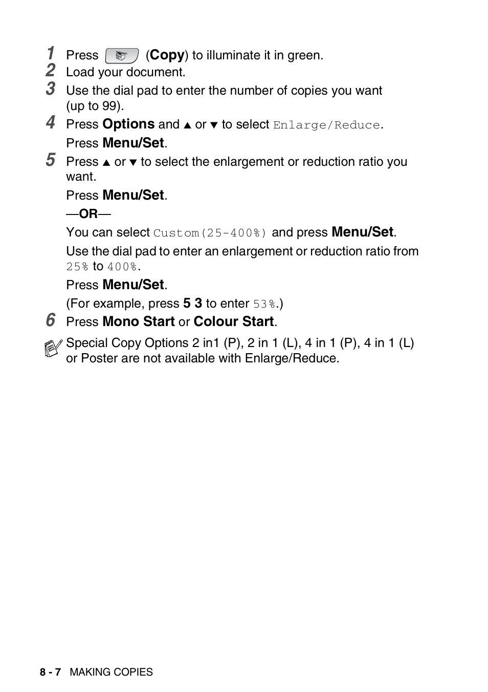 Brother 1840C User Manual | Page 95 / 192