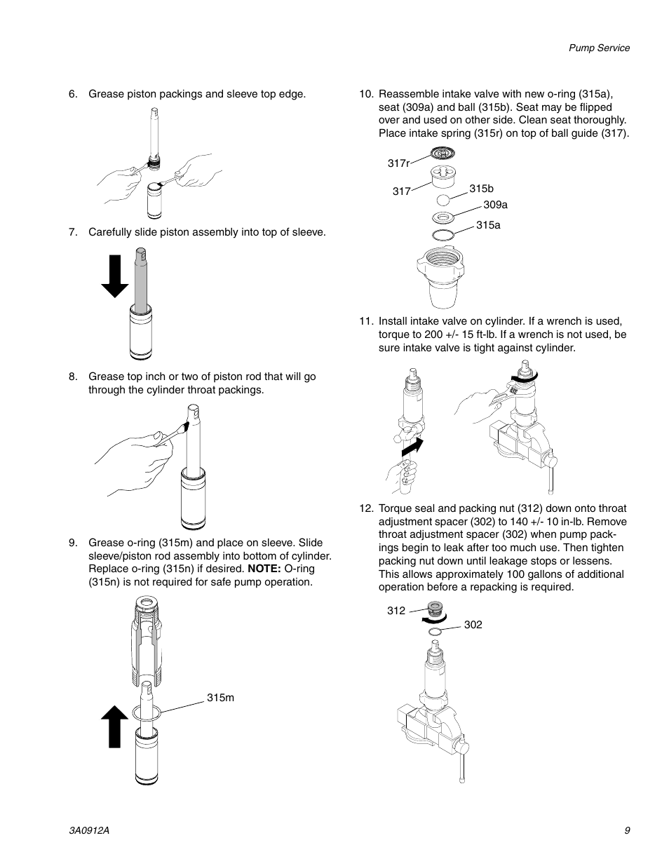 TapeTech CTPMP Bazooka Continuous Flow Pump Repair User Manual | Page 9 / 12