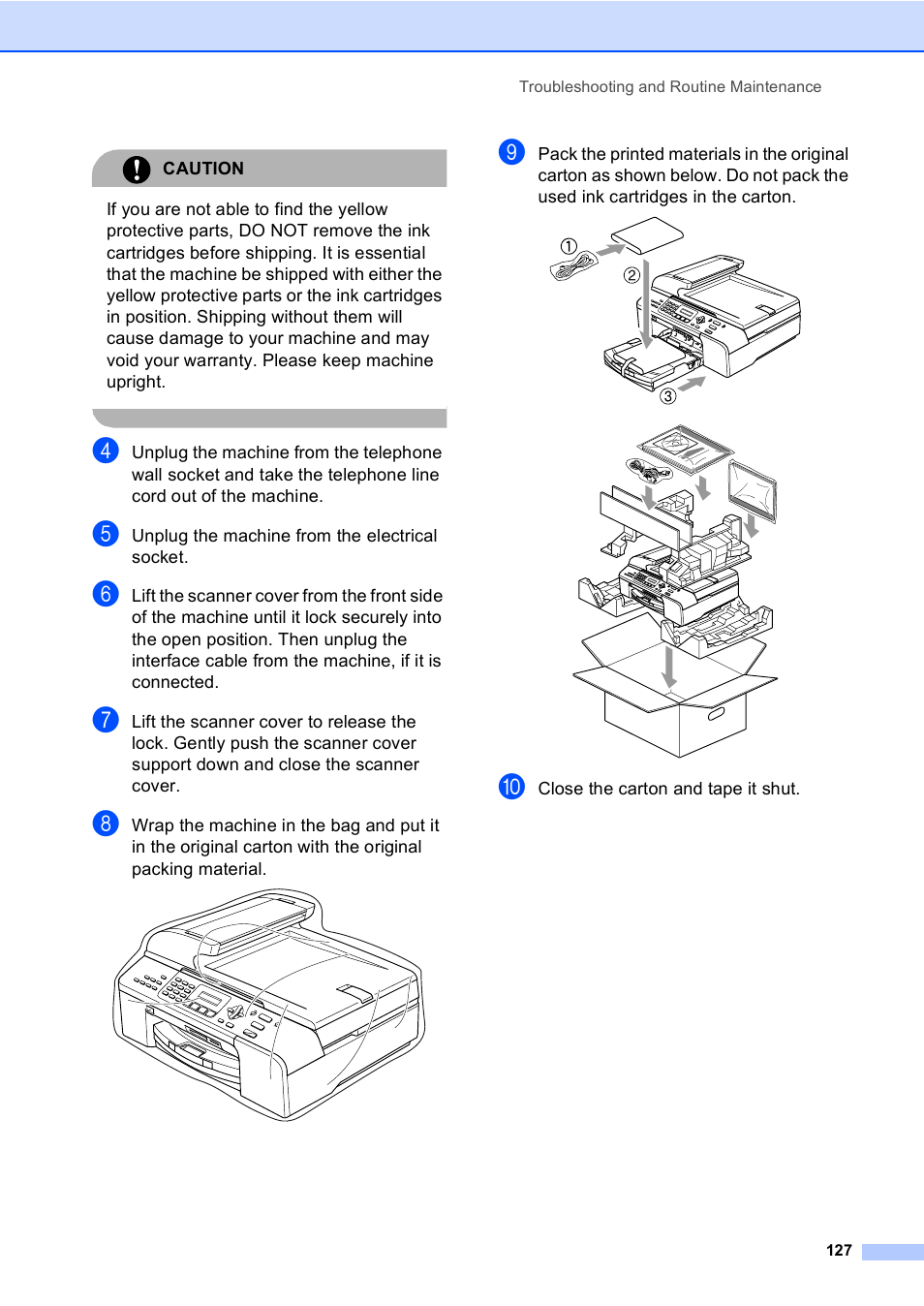 Brother MFC-5860CN User Manual | Page 137 / 168