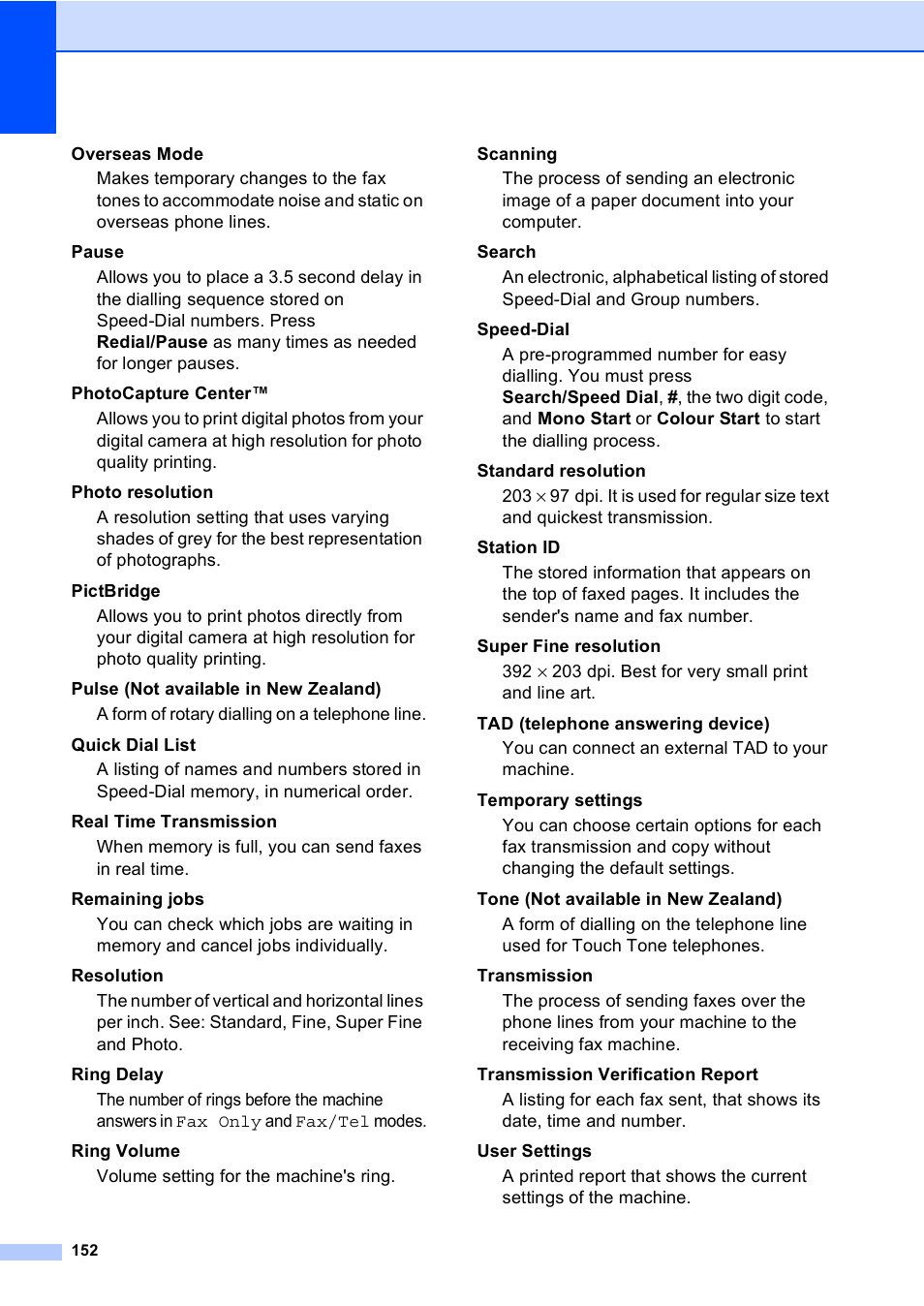 Brother MFC-5860CN User Manual | Page 162 / 168