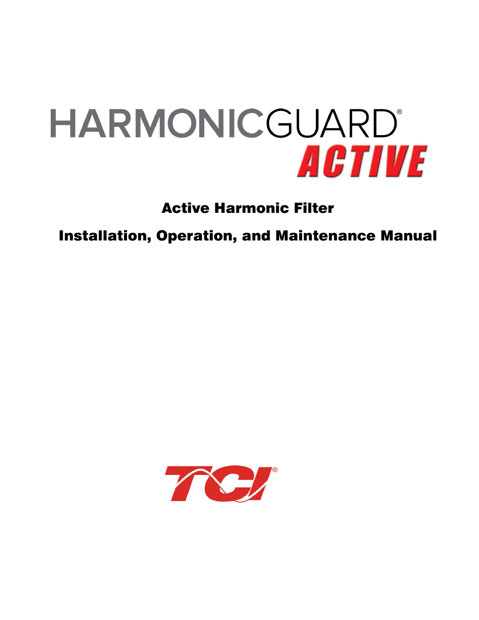 TCI HGA Manual User Manual | 105 pages