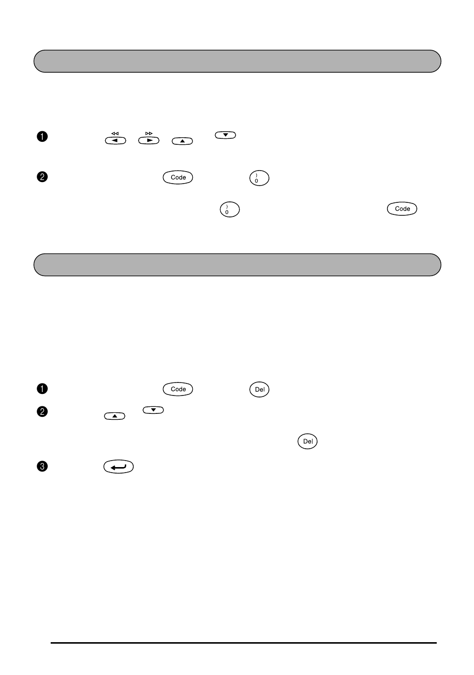 Función de borrado de línea (line out), Función de reposición (clear) | Brother 1810 User Manual | Page 110 / 139