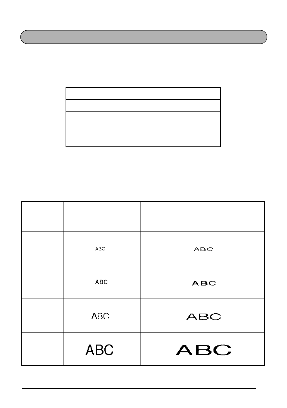 Size & width functions | Brother 1810 User Manual | Page 53 / 139