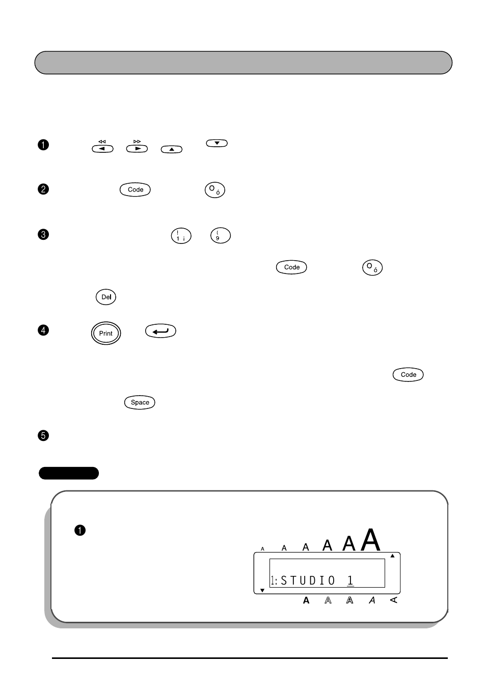 Numbering function | Brother 1810 User Manual | Page 72 / 139