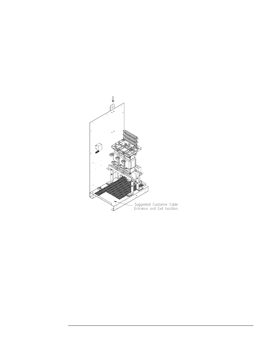 Installation guidelines, Mounting, Wiring | Cable entry locations, Lifting eye is optional), Field wiring connection terminals | TCI KMG User Manual | Page 21 / 44