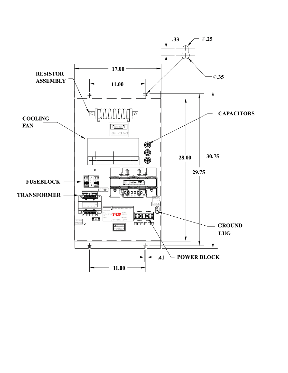 Kmg industrial filter open – small enclosure | TCI KMG User Manual | Page 36 / 44