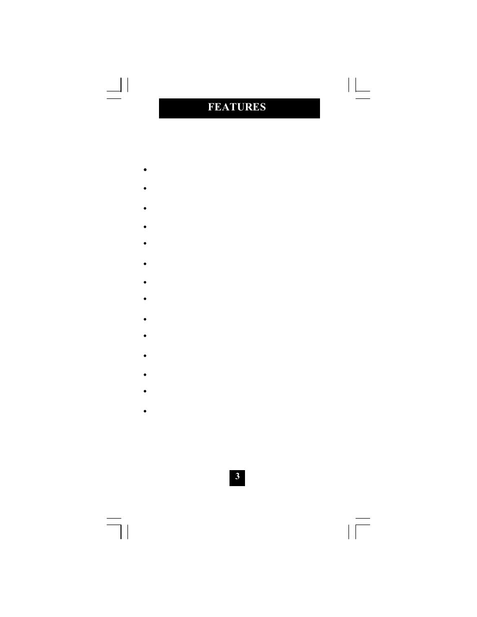 Features | Telematrix 3302TRM User Manual | Page 4 / 20