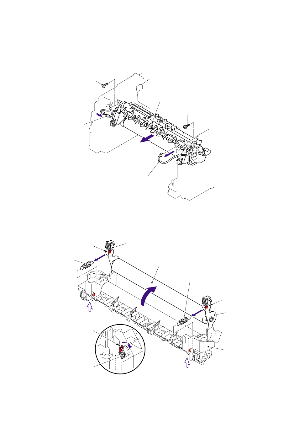 17 fixing unit, 17 fixing unit -42, Fixing unit | Brother Facsimile Equipment MFC7420 User Manual | Page 113 / 327