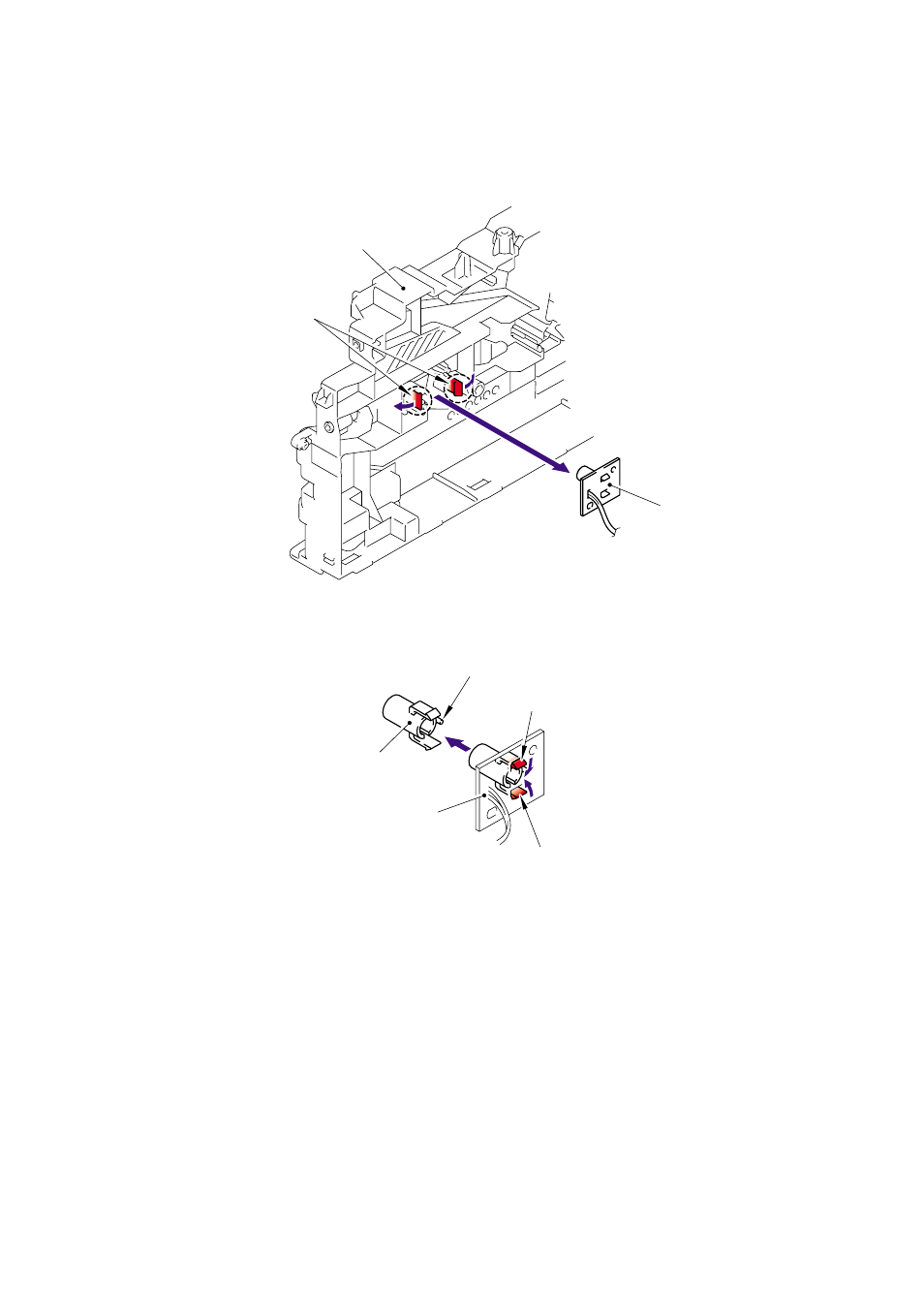 29 toner led pcb assy/led holder, 29 toner led pcb assy/led holder -61, Toner led pcb assy | Led holder | Brother Facsimile Equipment MFC7420 User Manual | Page 132 / 327