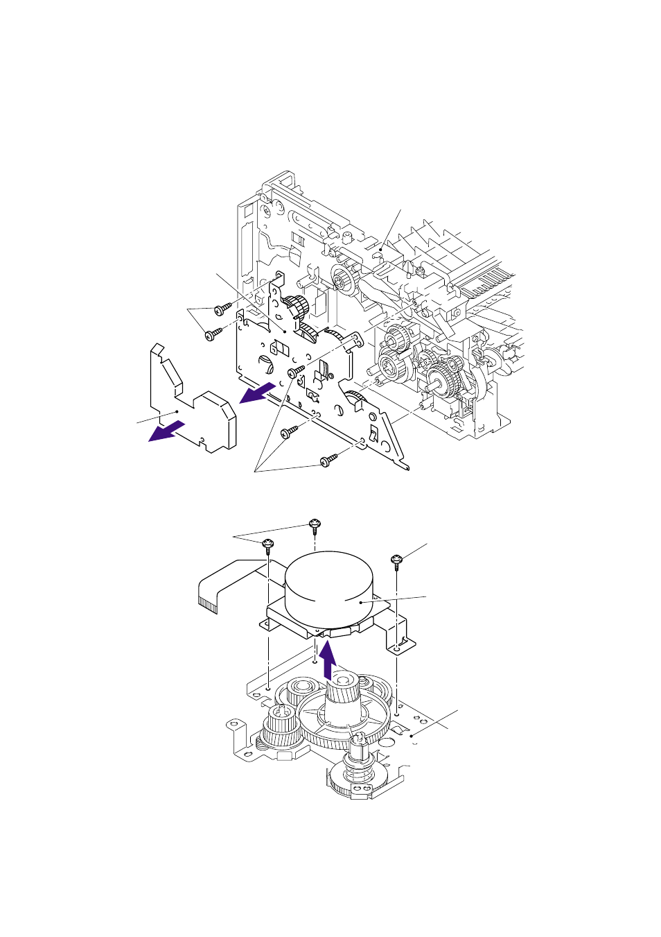 34 main motor assy, 34 main motor assy -64, Main motor assy | Brother Facsimile Equipment MFC7420 User Manual | Page 135 / 327