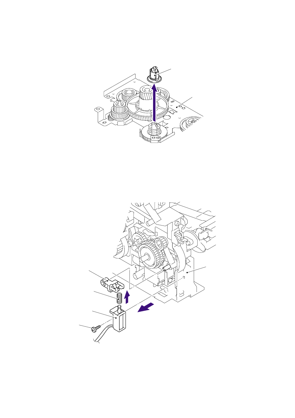 35 develop joint, 36 p/r solenoid assy, 35 develop joint -65 | 36 p/r solenoid assy -65, Develop joint, P/r solenoid assy | Brother Facsimile Equipment MFC7420 User Manual | Page 136 / 327