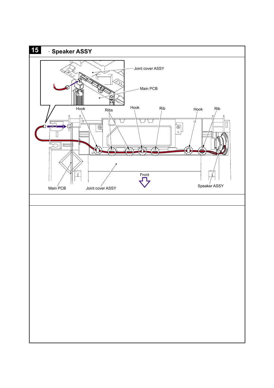 Speaker assy | Brother Facsimile Equipment MFC7420 User Manual | Page 148 / 327