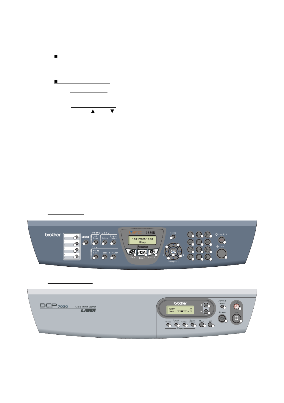 Operating procedure | Brother Facsimile Equipment MFC7420 User Manual | Page 174 / 327