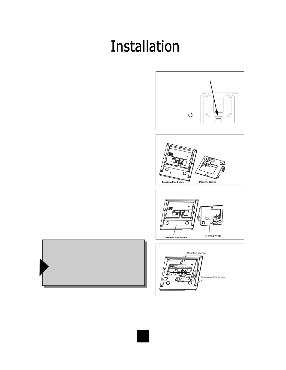 12 wall mounting the spectrum plus, Telephone, Desk mounting | Telematrix SP100 User Manual | Page 12 / 21