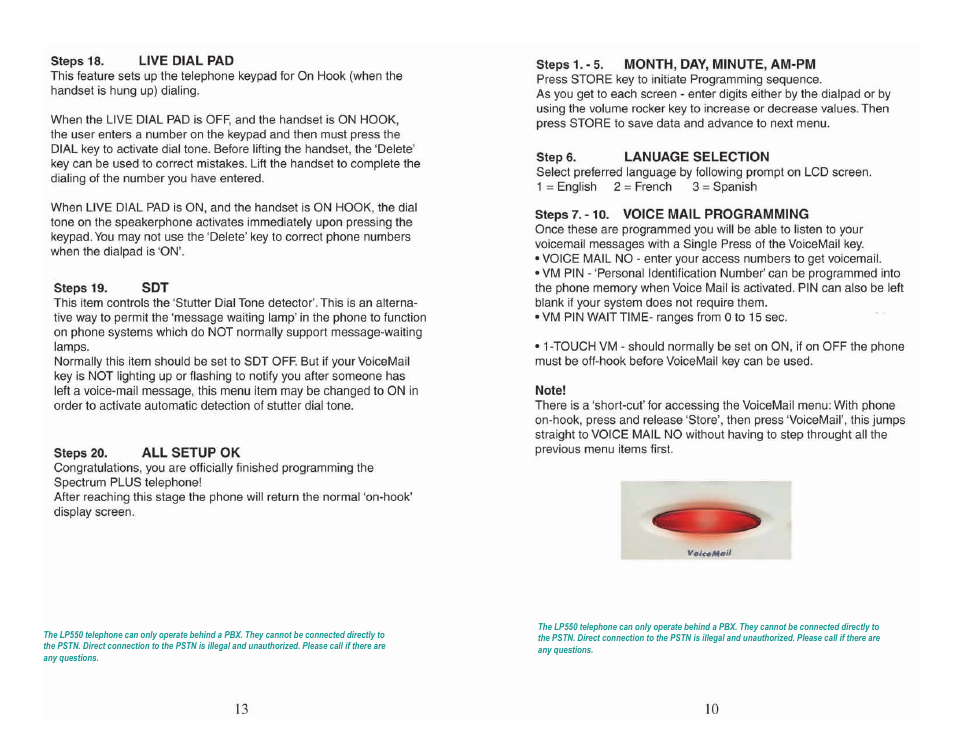 Telematrix LP550 User Manual | Page 11 / 12