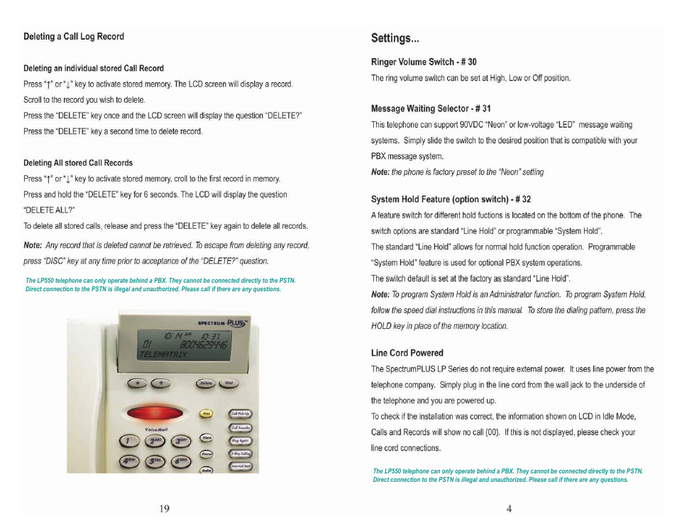 Telematrix LP550 User Manual | Page 5 / 12