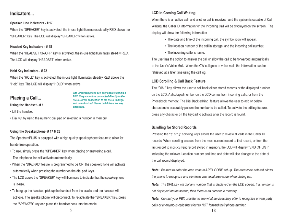 Telematrix LP550 User Manual | Page 6 / 12