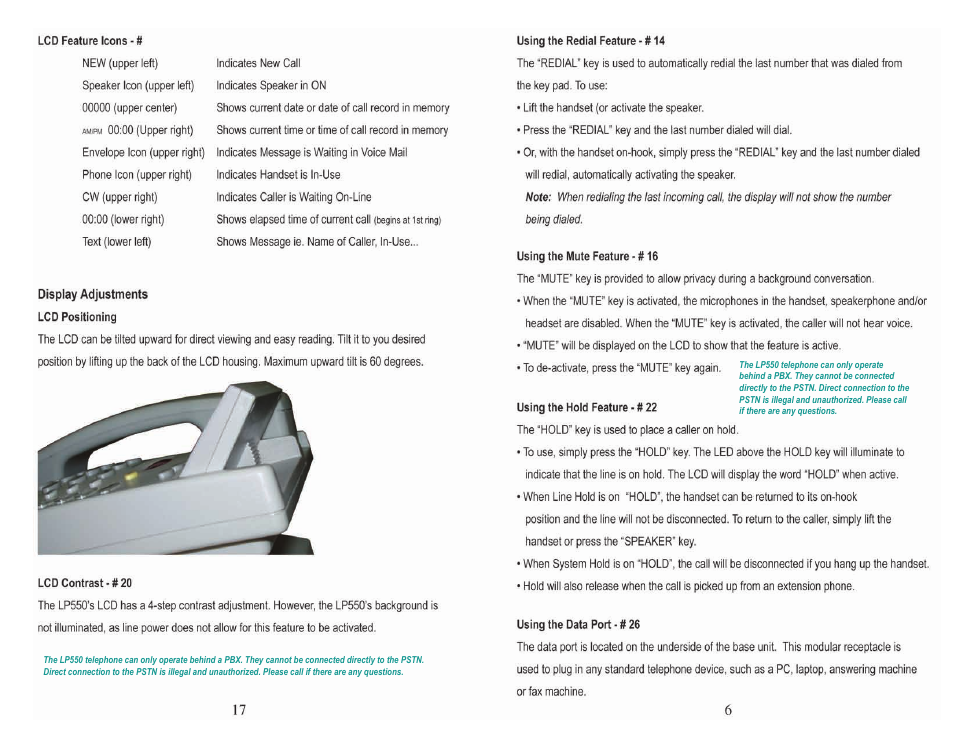 Telematrix LP550 User Manual | Page 7 / 12