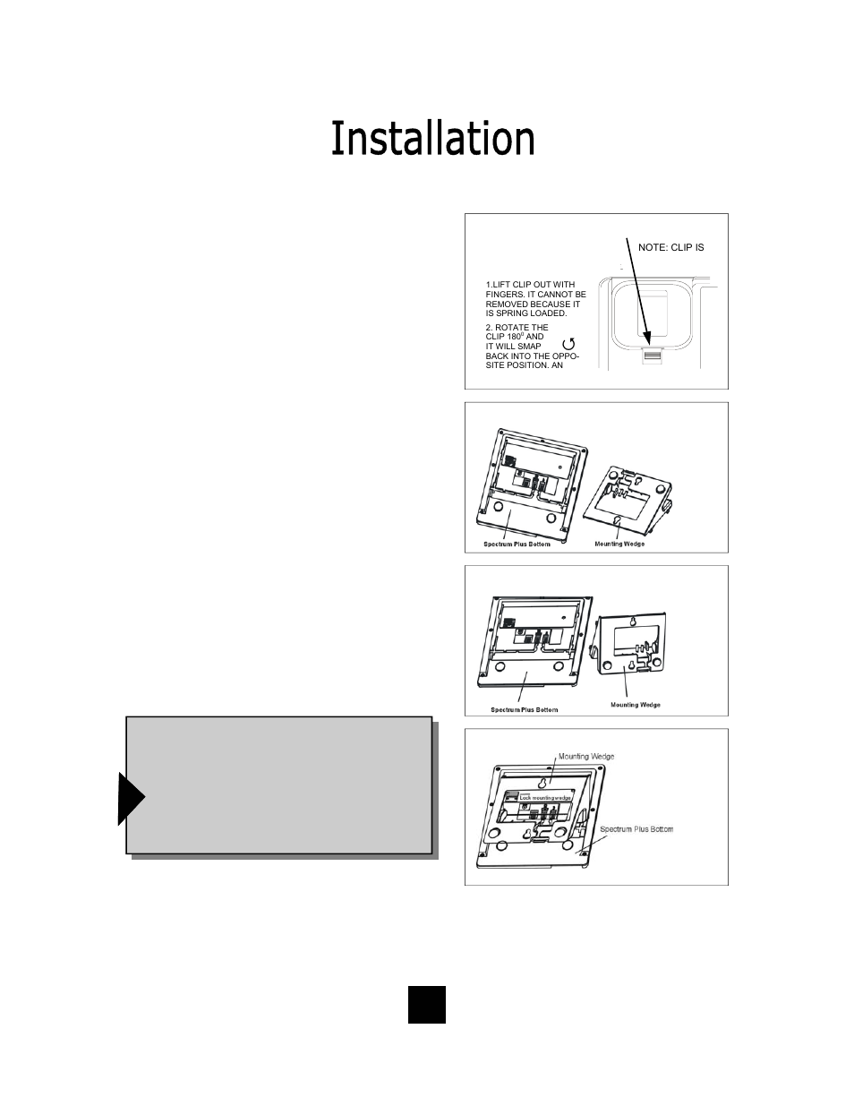 15 wall mounting the spectrum plus, Telephone, Desk mounting | Telematrix SP750 User Manual | Page 15 / 68