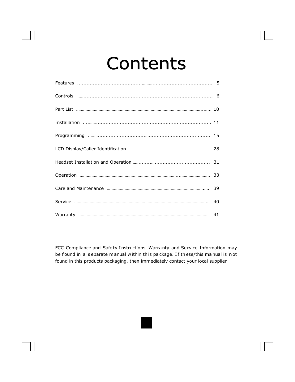 Telematrix DC640 User Manual | Page 4 / 42