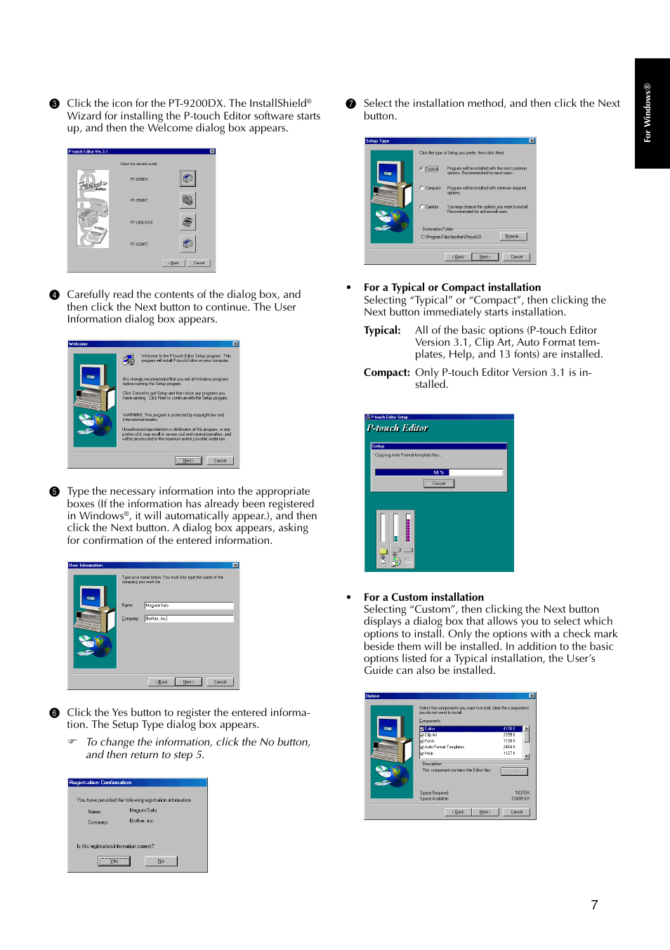 Brother P-TOUCH PRO DX PT-9200DX User Manual | Page 11 / 80
