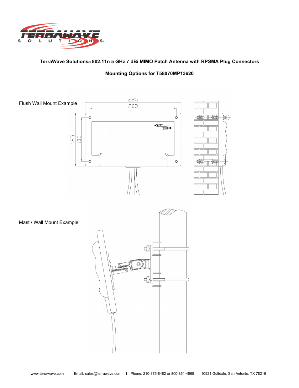 TerraWave T58070MP13620 User Manual | Page 2 / 2