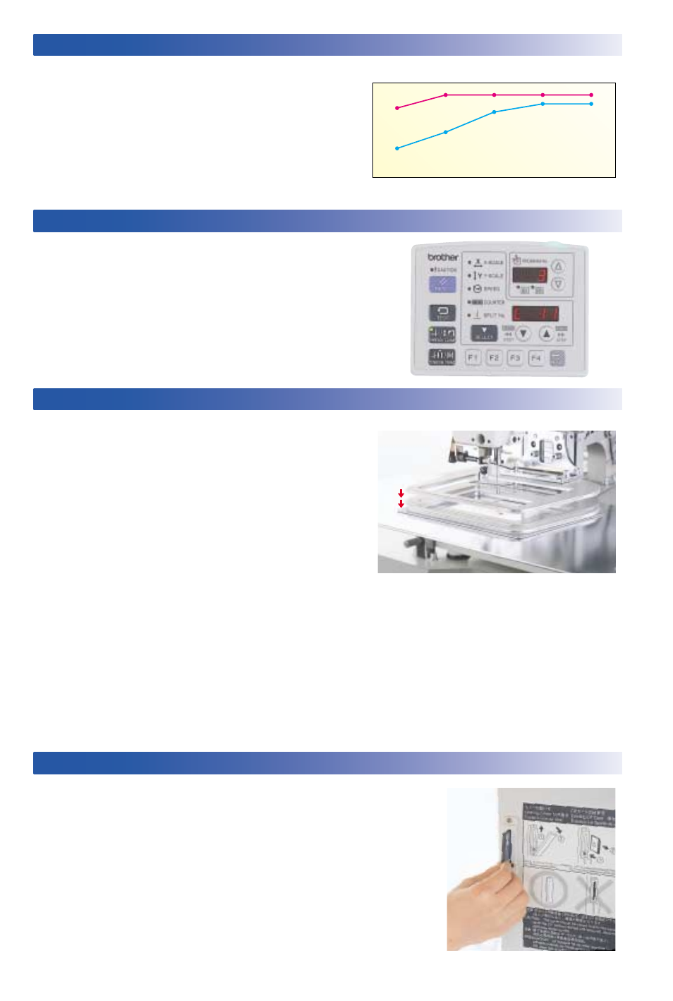 Powerful needle penetration force | Brother BAS-326G User Manual | Page 3 / 6