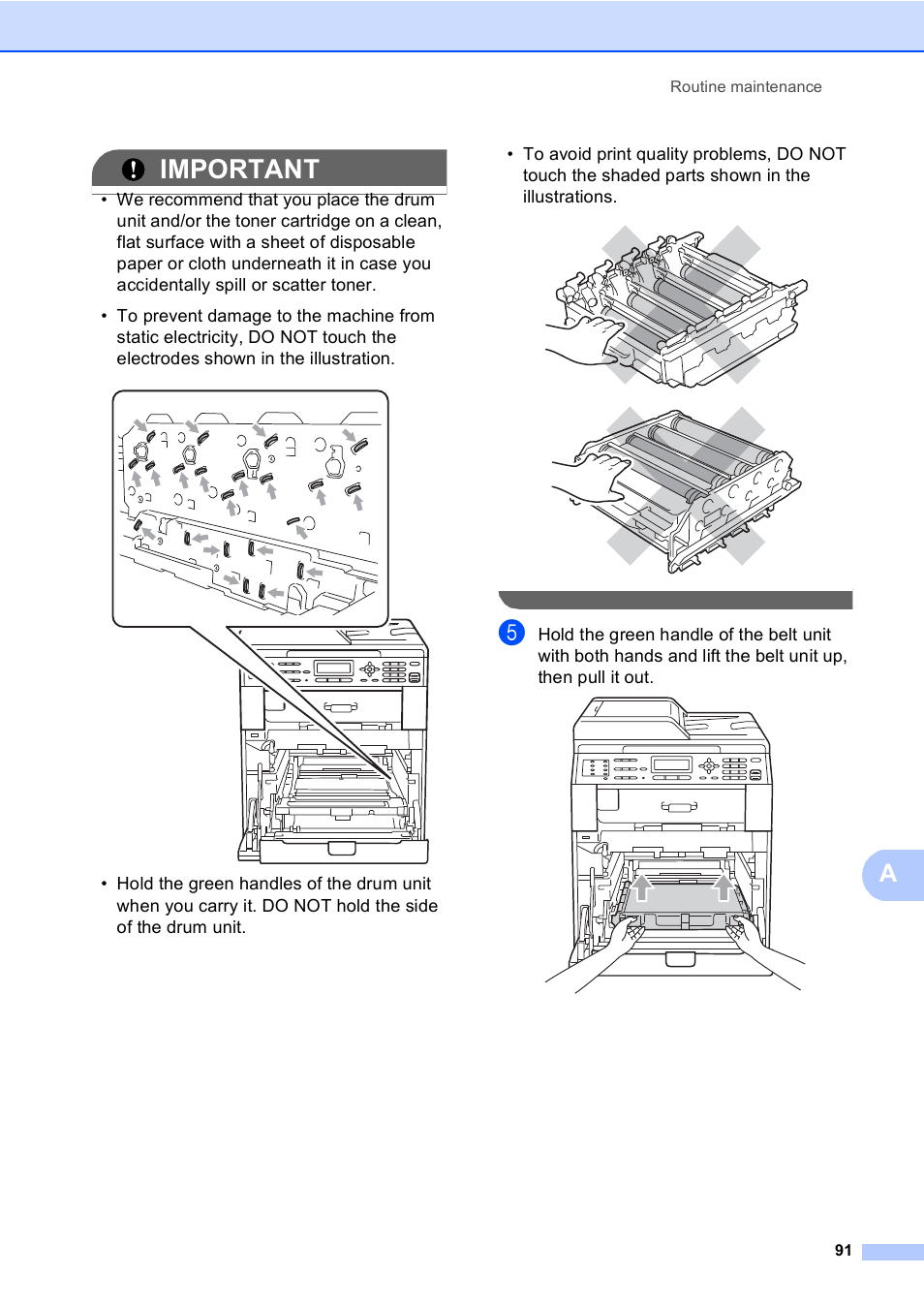 Important | Brother MFC 9560CDW User Manual | Page 107 / 199