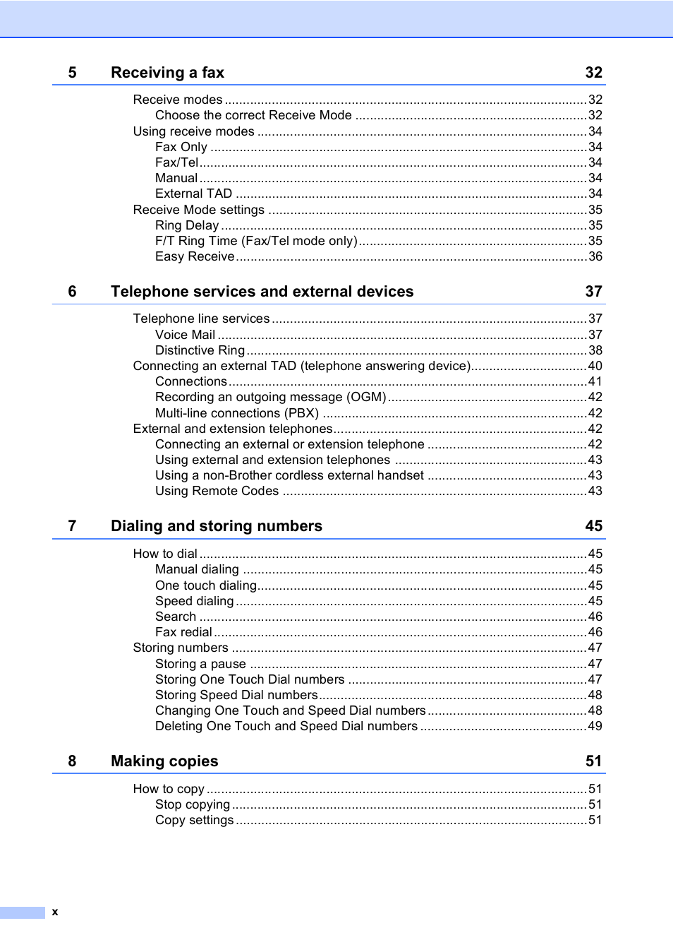 Brother MFC 9560CDW User Manual | Page 12 / 199