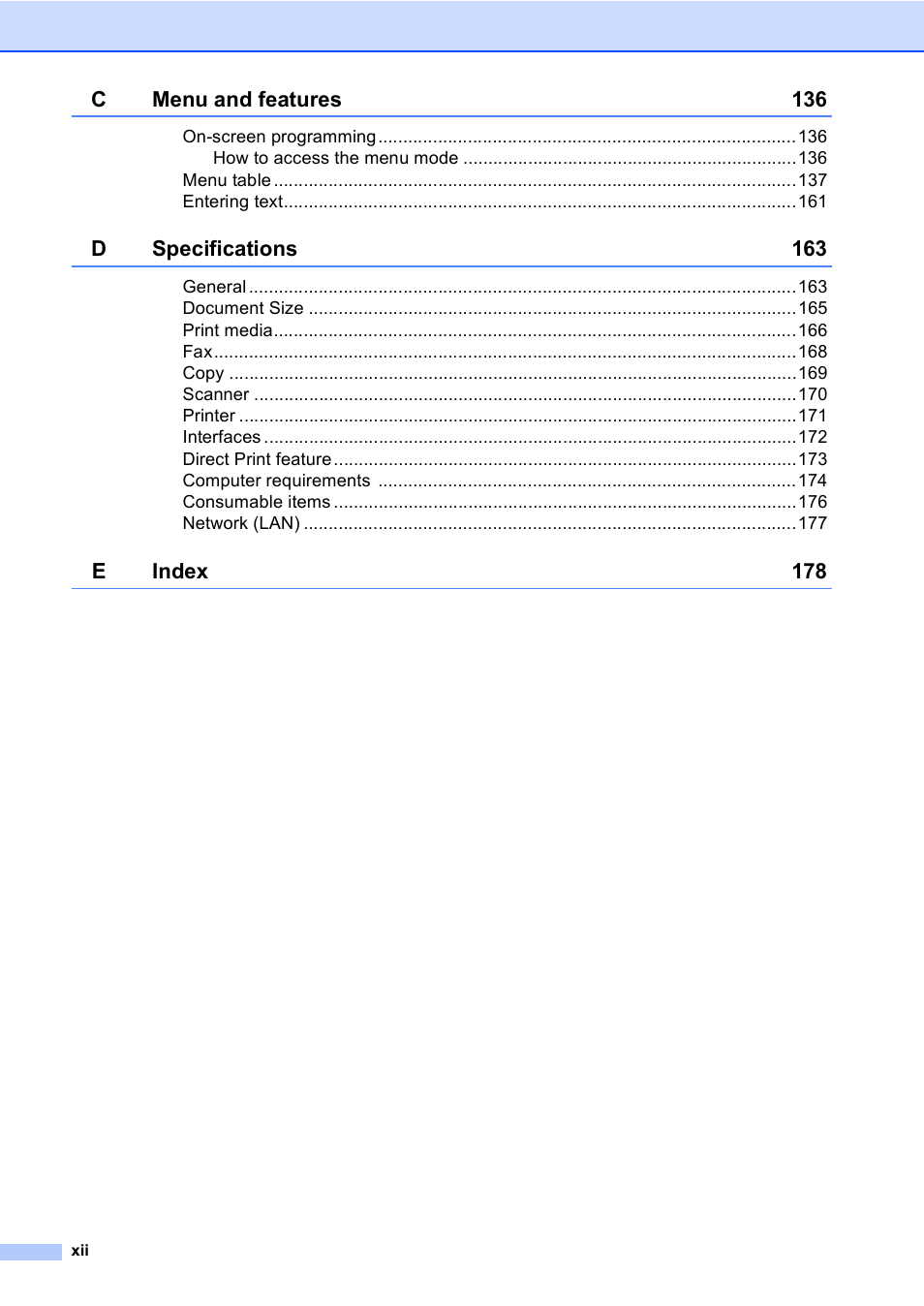 Brother MFC 9560CDW User Manual | Page 14 / 199