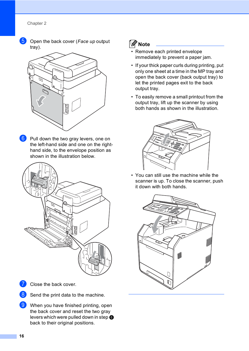 Brother MFC 9560CDW User Manual | Page 32 / 199