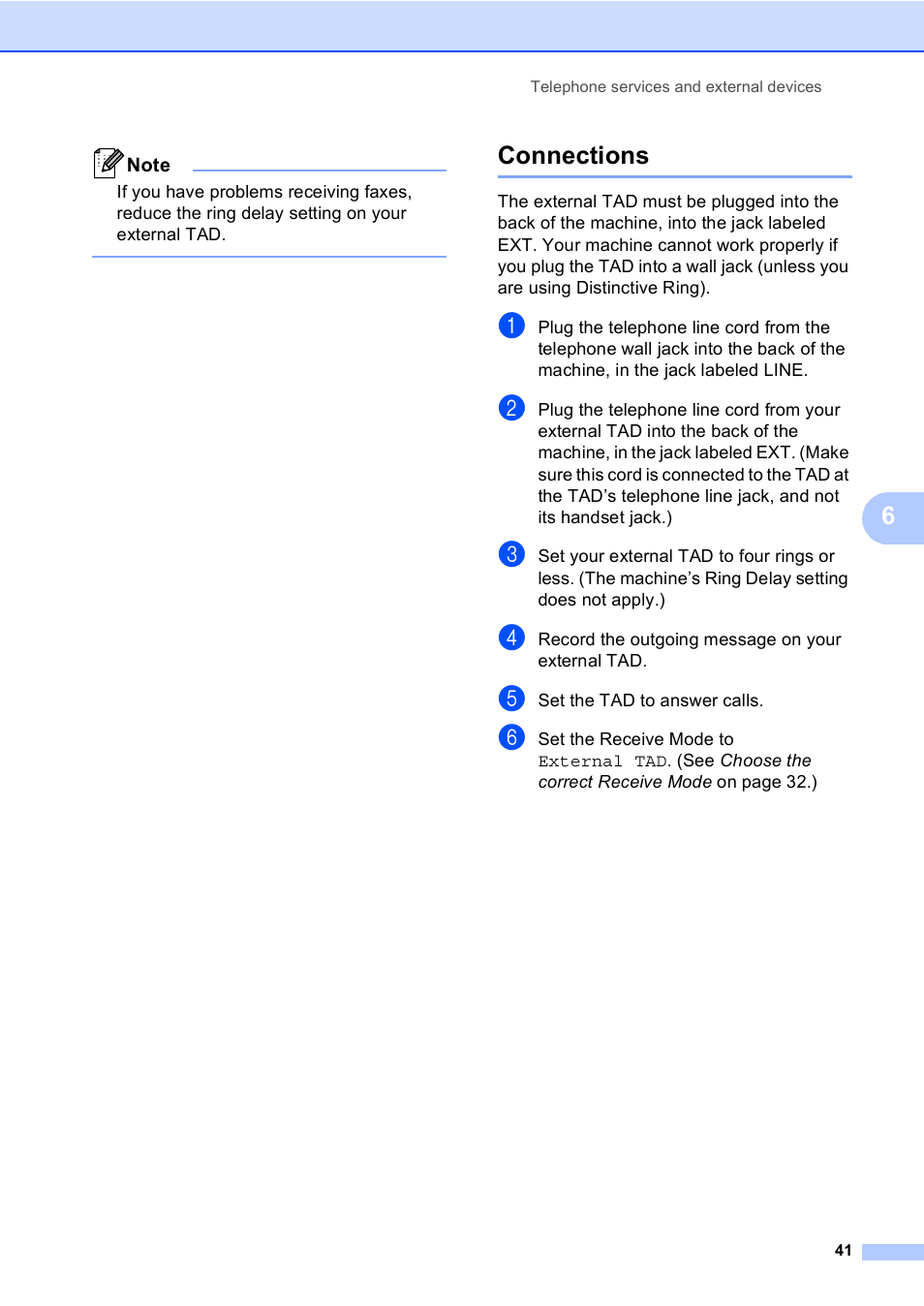 Connections | Brother MFC 9560CDW User Manual | Page 57 / 199