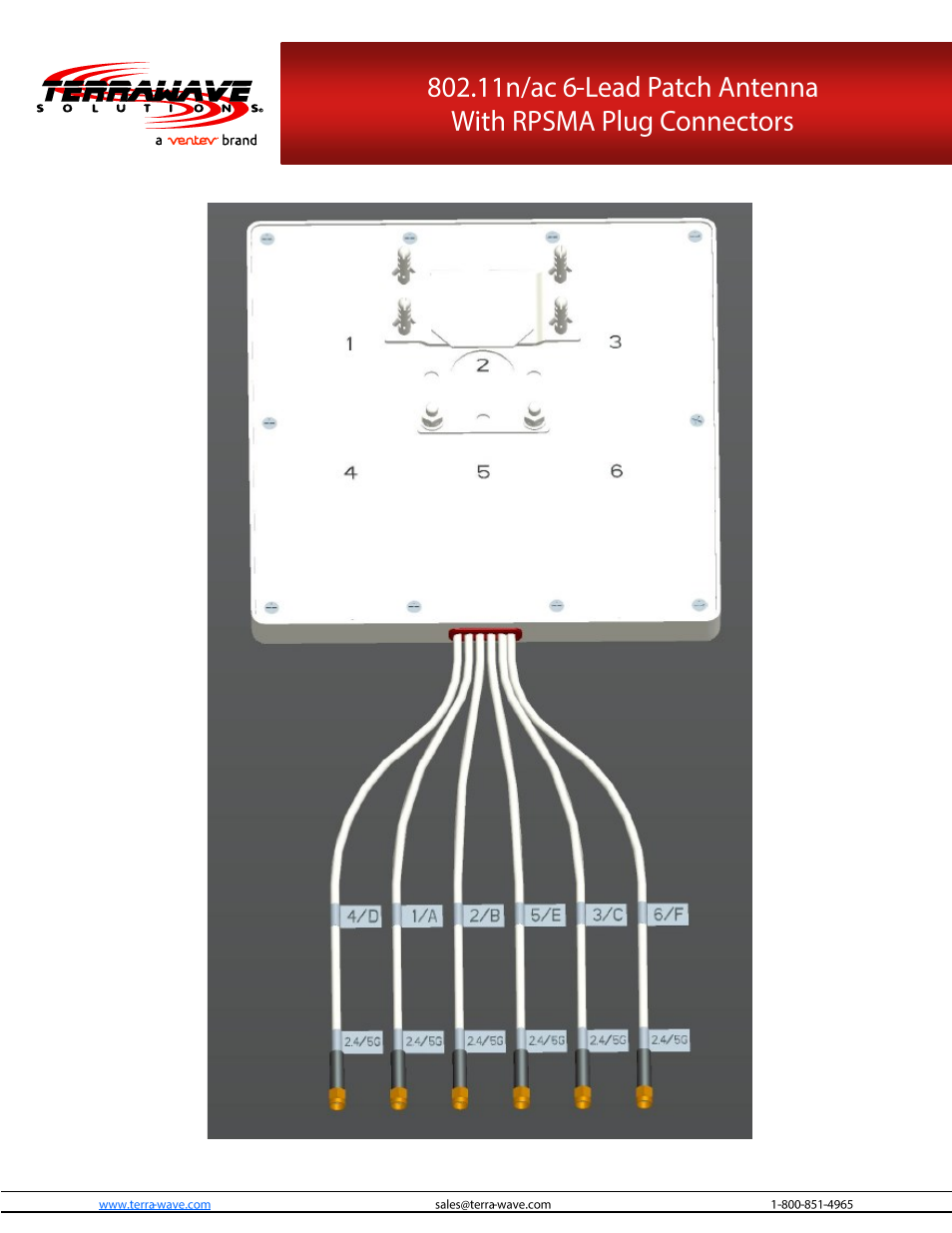 TerraWave M6060060P1D63620V User Manual | Page 3 / 3