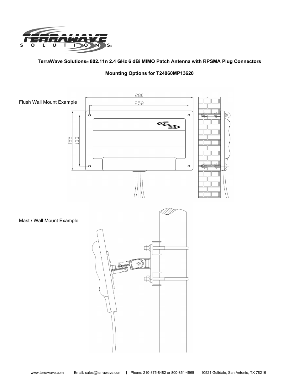 TerraWave T24060MP13620 User Manual | Page 2 / 2