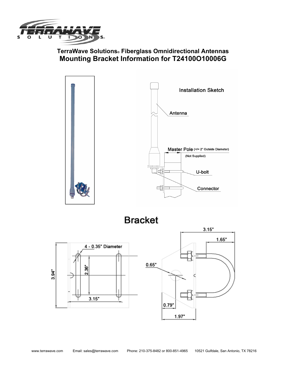 TerraWave T24100O10006G User Manual | Page 2 / 2