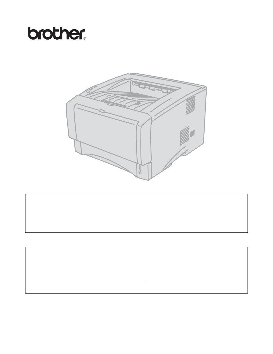 Brother HL-5050 User Manual | 137 pages