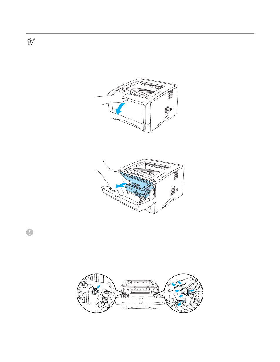 Replacing the drum unit, Replacing the drum unit -9 | Brother HL-5050 User Manual | Page 107 / 137