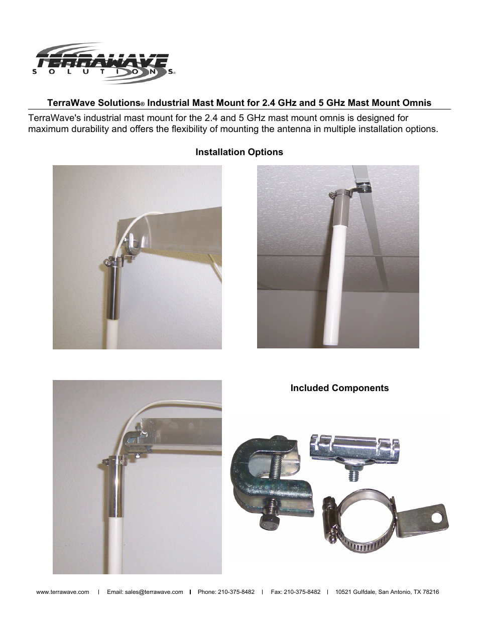 TerraWave T24050O13602M-I User Manual | Page 2 / 2