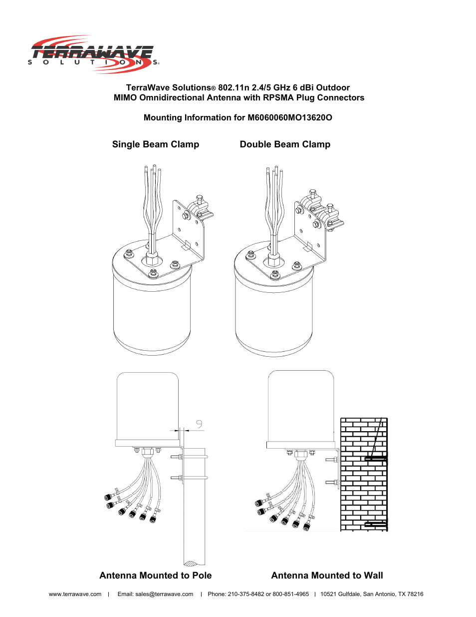 TerraWave M6060060MO13620O User Manual | Page 2 / 2