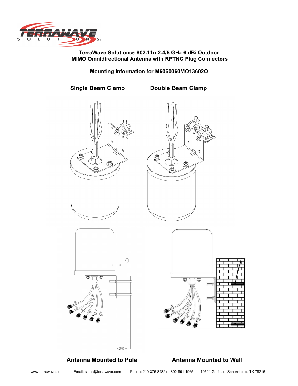 TerraWave M6060060MO13602O User Manual | Page 2 / 2