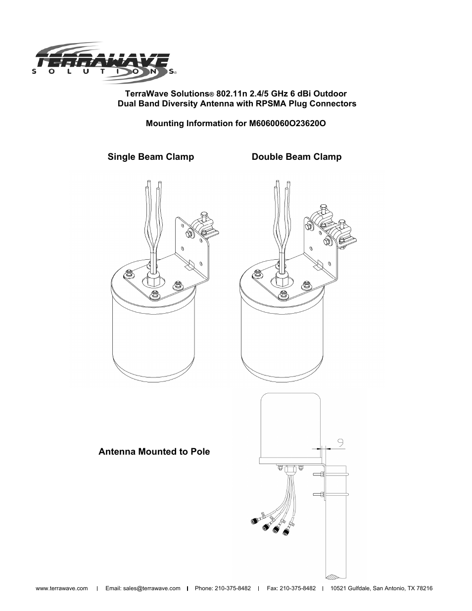 TerraWave M6060060O23620O User Manual | Page 2 / 2