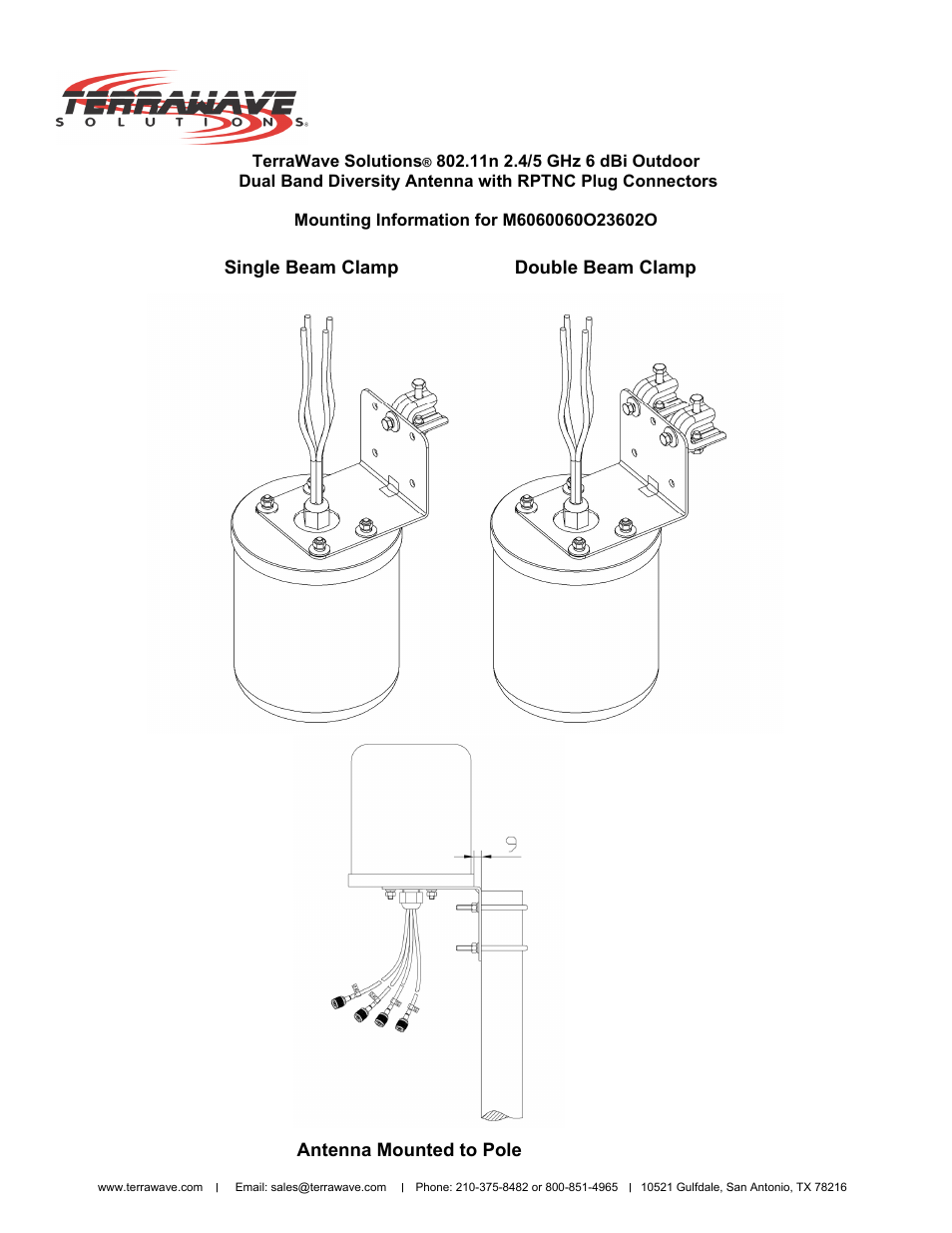 TerraWave M6060060O23602O User Manual | Page 2 / 2