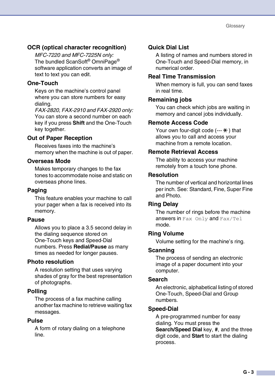 Brother IntelliFax-2820 User Manual | Page 140 / 159